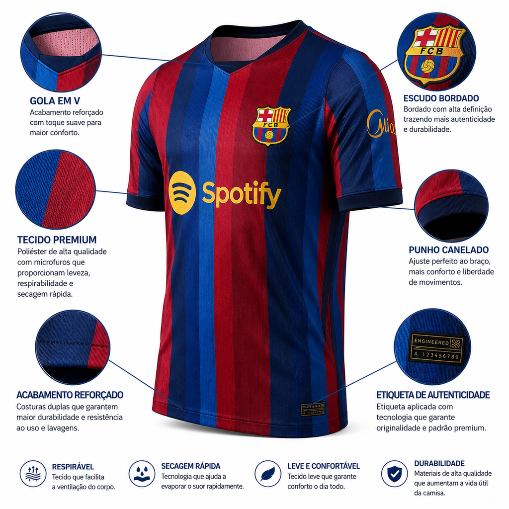 Camisa Barcelona 2026/27