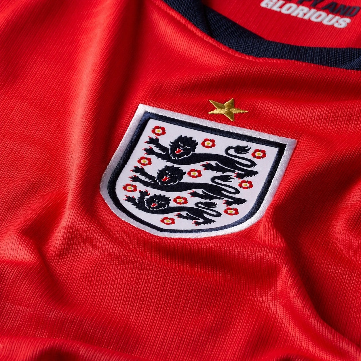 Camisa Inglaterra Vermelha 2026/27 Torcedor
