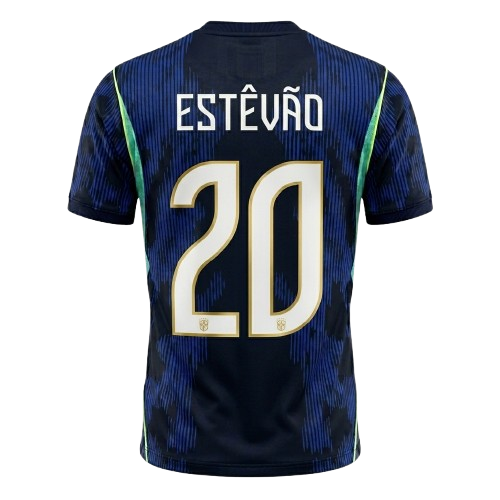 Camisa Seleção Brasileira Azul Lançamento 2026 - Estêvão 20