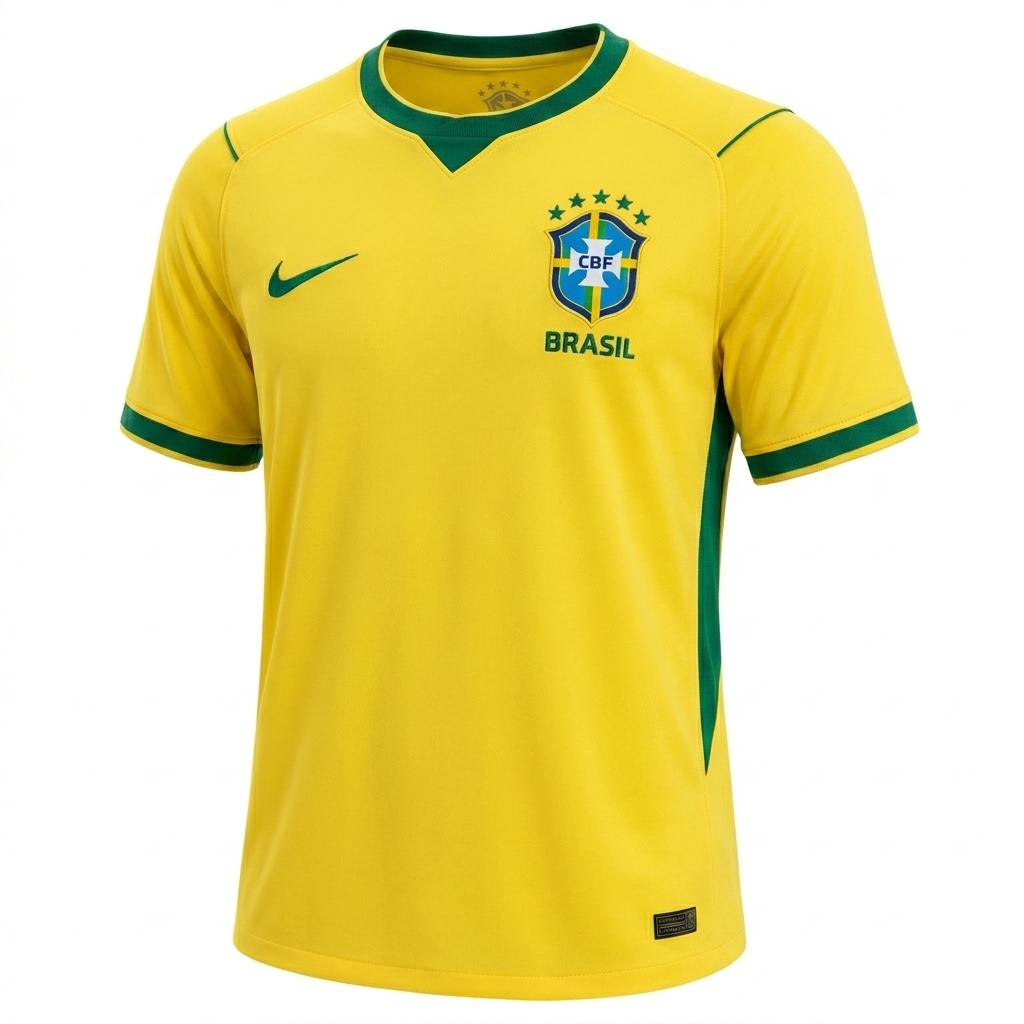Camisa Seleção Brasileira Amarela Lançamento 2026/27
